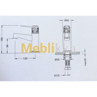 Купить хороший CМЕСИТЕЛЬ ДЛЯ УМЫВАЛЬНИКА FRIDA KEF-15701CH от фирмы Kraus недорого в Харькове, Украина