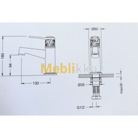 Купить хороший CМЕСИТЕЛЬ ДЛЯ УМЫВАЛЬНИКА FRIDA KEF-15701CH от фирмы Kraus недорого в Харькове, Украина